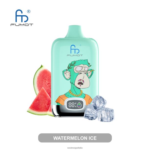 anguria alla fragola Fumot Original RandM Digital Box Dispositivo di vaporizzazione con batteria 12000 e display a liquido X0ZJZ5 - RandM tornado prezzo