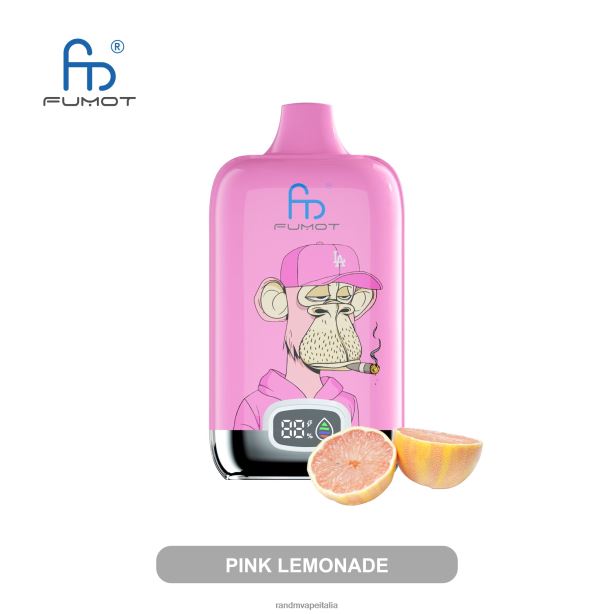 ciambella alle fragole Fumot Original RandM Digital Box Dispositivo di vaporizzazione con batteria 12000 e display a liquido X0ZJZ14 - RandM vape Italia