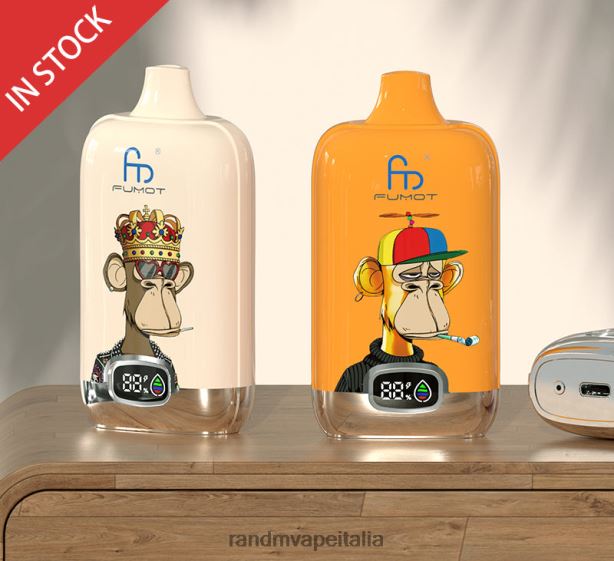 ghiaccio alla fragola Fumot Original RandM Digital Box Dispositivo di vaporizzazione con batteria 12000 e display a liquido X0ZJZ9 - RandM tornado shop