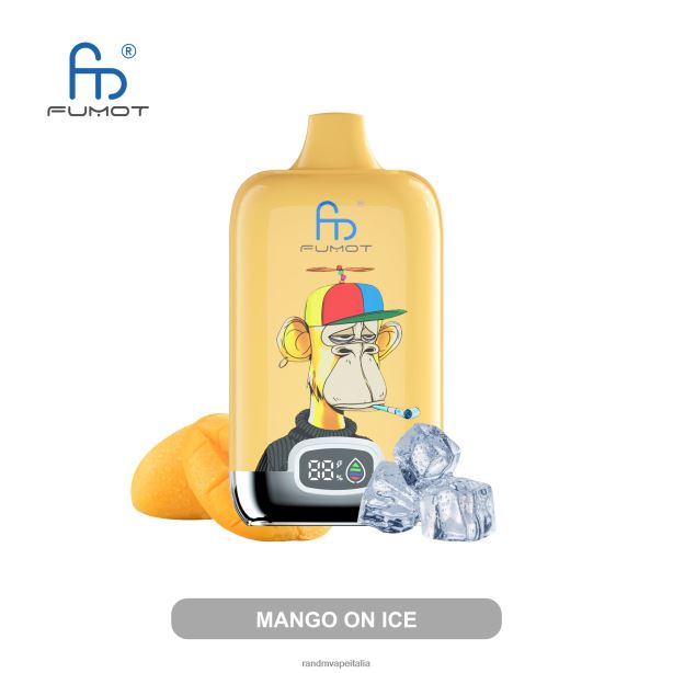 ghiaccio d\'uva Fumot Original RandM Digital Box Dispositivo di vaporizzazione con batteria 12000 e display a liquido X0ZJZ3 - RandM tornado Italia