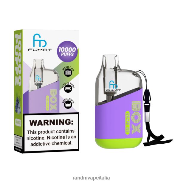 anguria alla fragola Fumot Original RandM Tornado Box Dispositivo di vaporizzazione per il controllo del flusso d\'aria 10000 1pz X0ZJZ93 - RandM tornado Italia