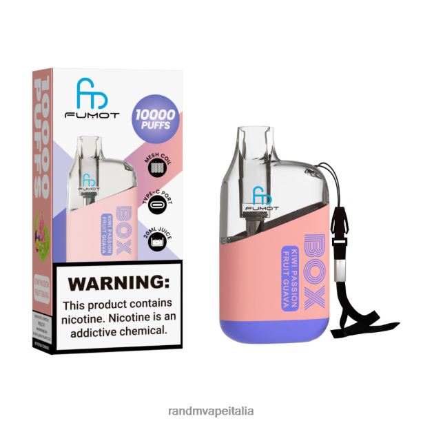anguria alla fragola Fumot Original RandM Tornado Box Dispositivo di vaporizzazione per il controllo del flusso d\'aria 10000 1pz X0ZJZ93 - RandM tornado Italia