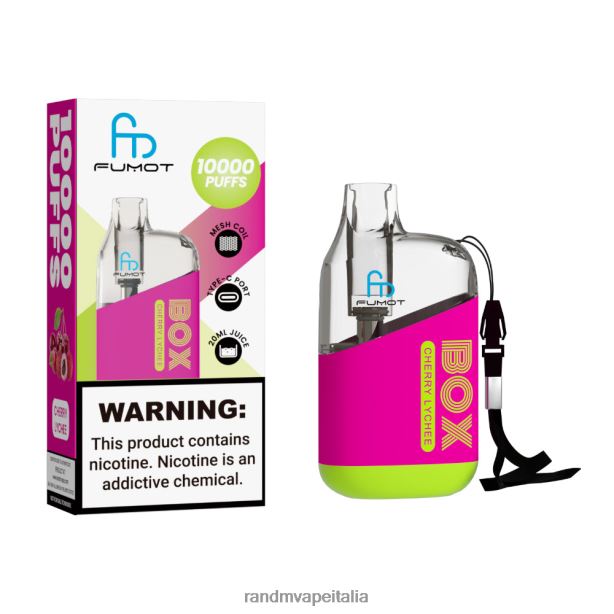 ciambella alle fragole Fumot Original RandM Tornado Box Dispositivo di vaporizzazione per il controllo del flusso d\'aria 10000 1pz X0ZJZ94 - RandM vape Italia