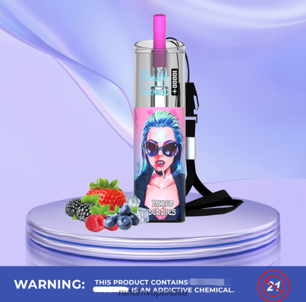 mango alla pesca RandM Tornado Dispositivo di vaporizzazione per il controllo del flusso d\'aria da 10000 plus 1 pz X0ZJZ85 - RandM tornado prezzo