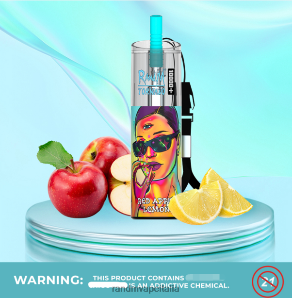 mango alla pesca RandM Tornado Dispositivo di vaporizzazione per il controllo del flusso d\'aria da 10000 plus 1 pz X0ZJZ85 - RandM tornado prezzo