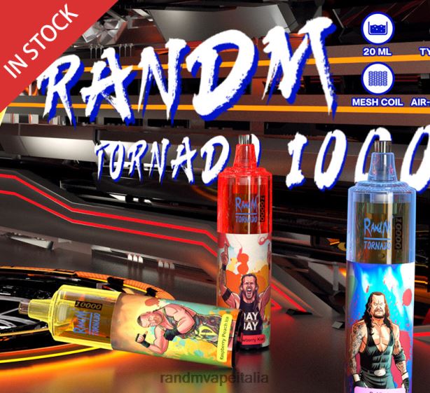 delizia tropicale RandM Tornado Dispositivo di vaporizzazione per il controllo del flusso d\'aria 10000 1pz X0ZJZ111 - Fumot RandM vape