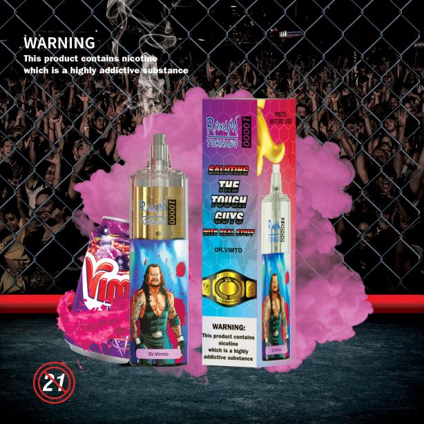 delizia tropicale RandM Tornado Dispositivo di vaporizzazione per il controllo del flusso d\'aria 10000 1pz X0ZJZ111 - Fumot RandM vape