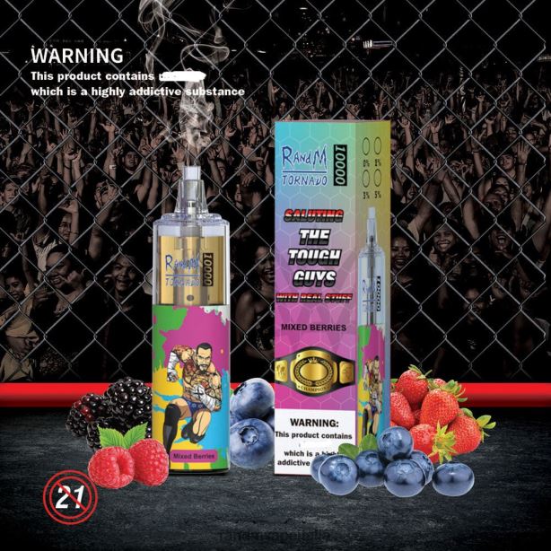 delizia tropicale RandM Tornado Dispositivo di vaporizzazione per il controllo del flusso d\'aria 10000 1pz X0ZJZ111 - Fumot RandM vape
