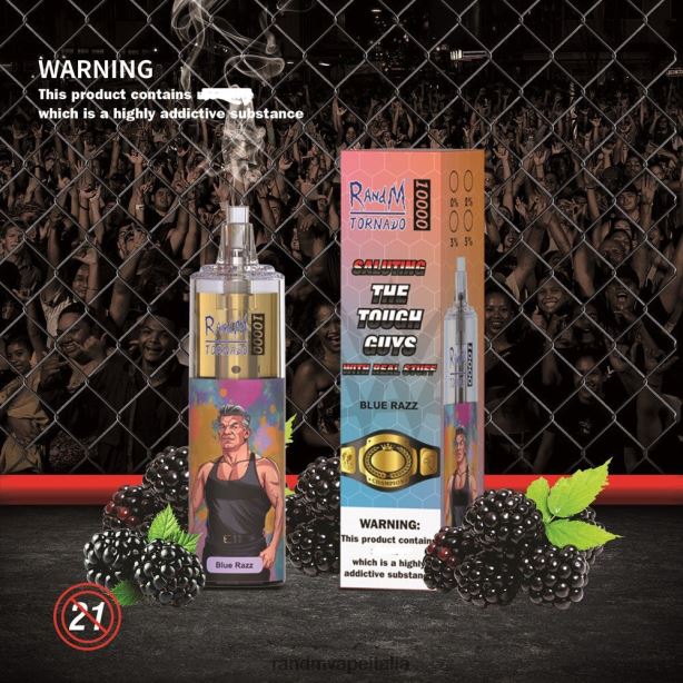 ghiaccio al lampone e pesca RandM Tornado Dispositivo di vaporizzazione per il controllo del flusso d\'aria 10000 1pz X0ZJZ119 - RandM tornado shop