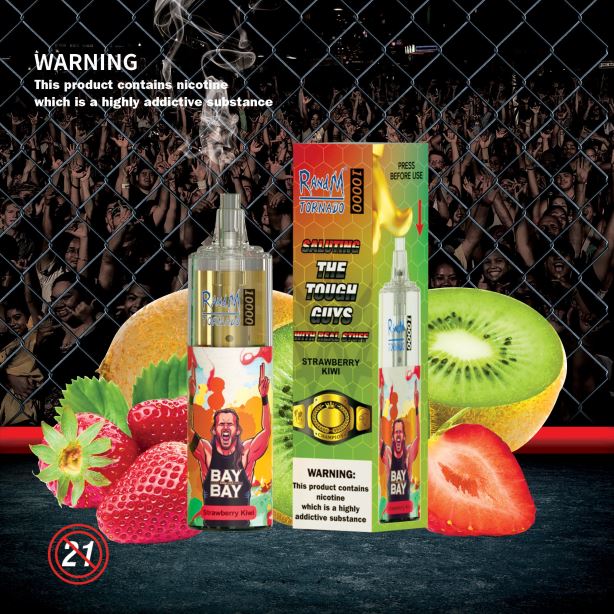 kiwi fragola RandM Tornado Dispositivo di vaporizzazione per il controllo del flusso d'aria 10000 1pz X0ZJZ118 - RandM tornado gusti