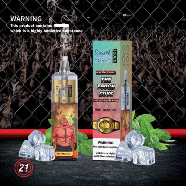 menta mentolo RandM Tornado Dispositivo di vaporizzazione per il controllo del flusso d'aria 10000 1pz X0ZJZ110 - RandM shop discount