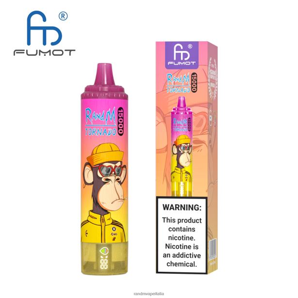 Cola alla ciliegia Fumot RandM Tornado Dispositivo di svapo 15000 con batteria e display ejuice versione 3 X0ZJZ50 - RandM shop discount