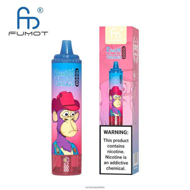 Cola alla ciliegia Fumot RandM Tornado Dispositivo di svapo 15000 con batteria e display ejuice versione 3 X0ZJZ50 - RandM shop discount