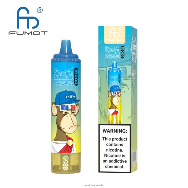 Cola alla ciliegia Fumot RandM Tornado Dispositivo di svapo 15000 con batteria e display ejuice versione 3 X0ZJZ50 - RandM shop discount