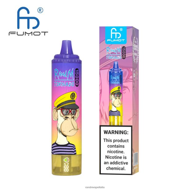 Cola alla ciliegia Fumot RandM Tornado Dispositivo di svapo 15000 con batteria e display ejuice versione 3 X0ZJZ50 - RandM shop discount
