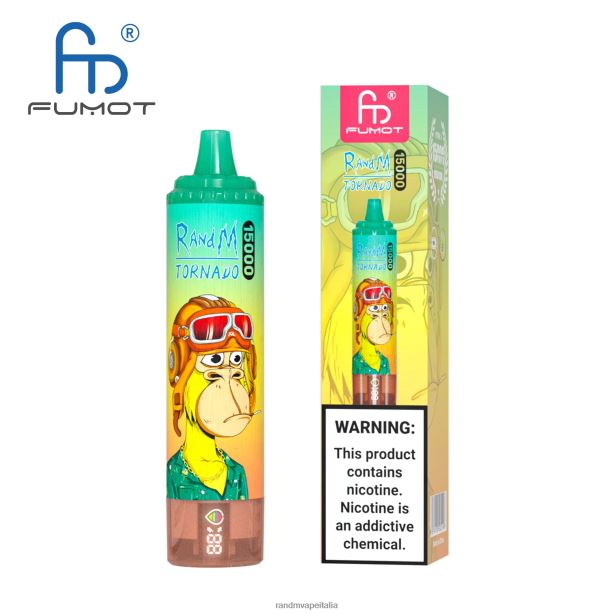Cola alla ciliegia Fumot RandM Tornado Dispositivo di svapo 15000 con batteria e display ejuice versione 3 X0ZJZ50 - RandM shop discount