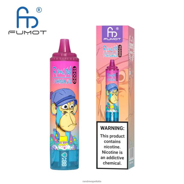 Cola alla ciliegia Fumot RandM Tornado Dispositivo di svapo 15000 con batteria e display ejuice versione 3 X0ZJZ50 - RandM shop discount