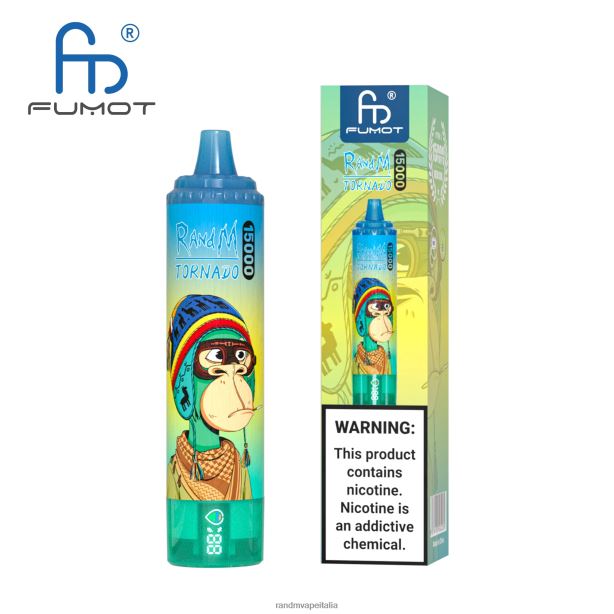 Cola alla ciliegia Fumot RandM Tornado Dispositivo di svapo 15000 con batteria e display ejuice versione 3 X0ZJZ50 - RandM shop discount