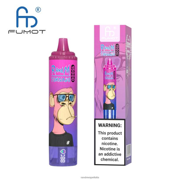 Cola alla ciliegia Fumot RandM Tornado Dispositivo di svapo 15000 con batteria e display ejuice versione 3 X0ZJZ50 - RandM shop discount