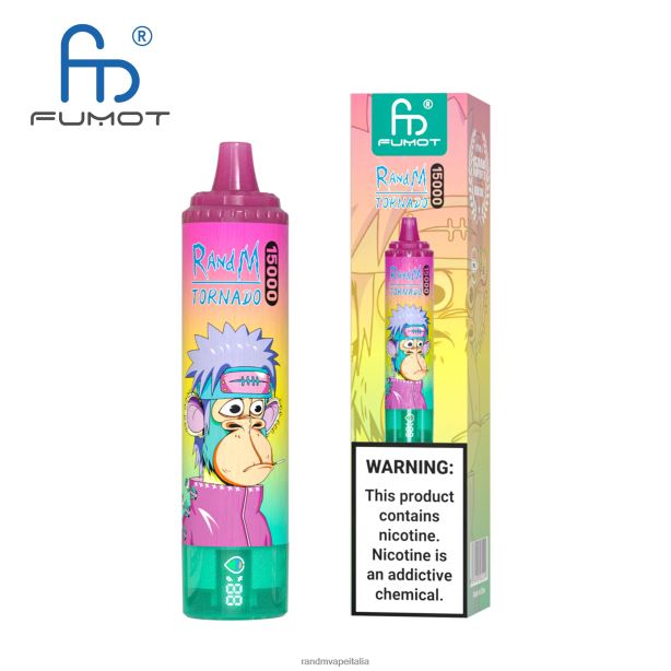 Cola alla ciliegia Fumot RandM Tornado Dispositivo di svapo 15000 con batteria e display ejuice versione 3 X0ZJZ50 - RandM shop discount