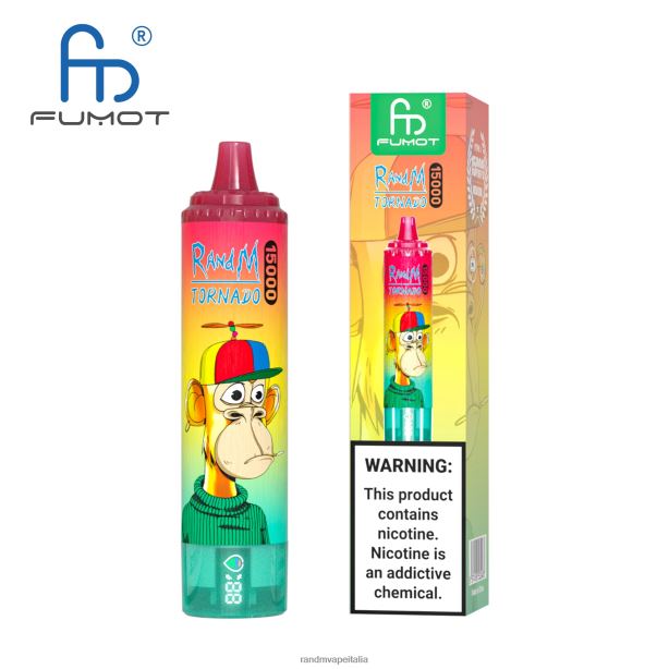 Cola alla ciliegia Fumot RandM Tornado Dispositivo di svapo 15000 con batteria e display ejuice versione 3 X0ZJZ50 - RandM shop discount
