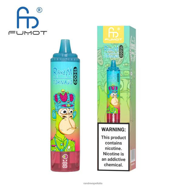 Cola alla ciliegia Fumot RandM Tornado Dispositivo di svapo 15000 con batteria e display ejuice versione 3 X0ZJZ50 - RandM shop discount