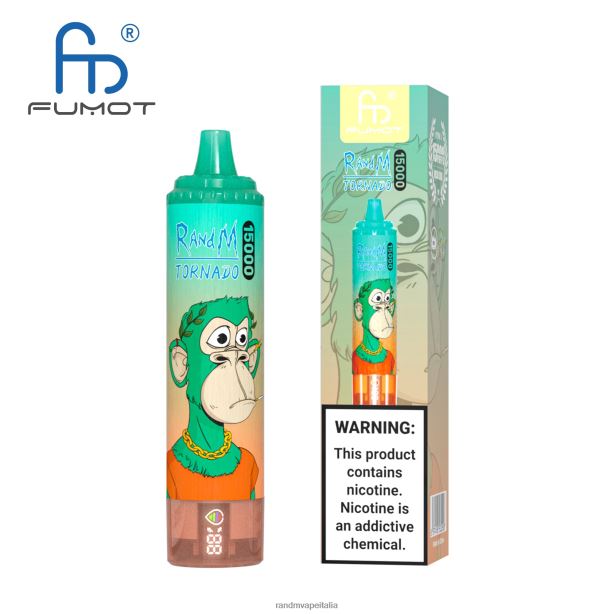 Cola alla ciliegia Fumot RandM Tornado Dispositivo di svapo 15000 con batteria e display ejuice versione 3 X0ZJZ50 - RandM shop discount