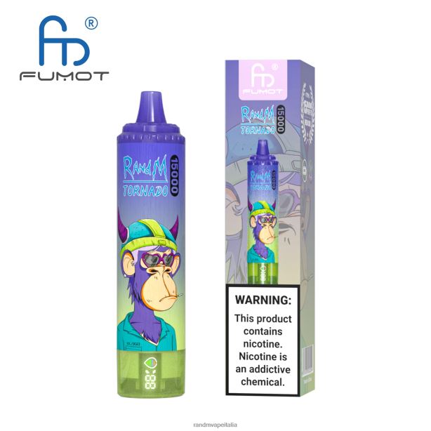 Cola alla ciliegia Fumot RandM Tornado Dispositivo di svapo 15000 con batteria e display ejuice versione 3 X0ZJZ50 - RandM shop discount