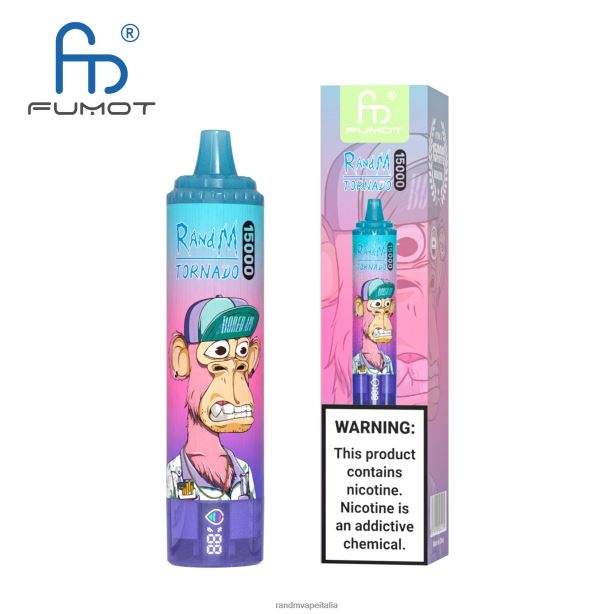 Cola alla ciliegia Fumot RandM Tornado Dispositivo di svapo 15000 con batteria e display ejuice versione 3 X0ZJZ50 - RandM shop discount