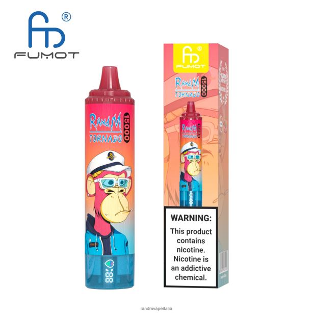Cola alla ciliegia Fumot RandM Tornado Dispositivo di svapo 15000 con batteria e display ejuice versione 3 X0ZJZ50 - RandM shop discount