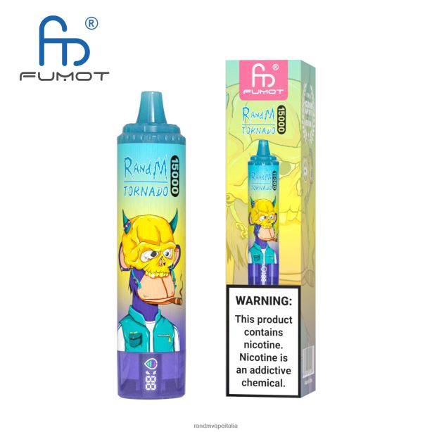 Cola alla ciliegia Fumot RandM Tornado Dispositivo di svapo 15000 con batteria e display ejuice versione 3 X0ZJZ50 - RandM shop discount