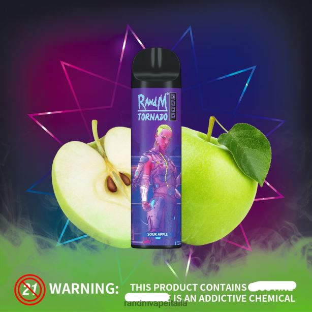 ghiaccio al melone RandM Tornado Dispositivo di controllo del flusso d\'aria 8000 1pz X0ZJZ244 - RandM vape Italia