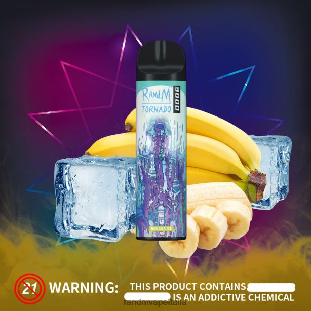 ghiaccio al melone RandM Tornado Dispositivo di controllo del flusso d\'aria 8000 1pz X0ZJZ244 - RandM vape Italia