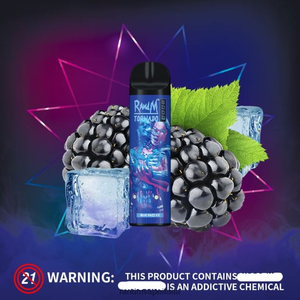 ghiaccio al melone RandM Tornado Dispositivo di controllo del flusso d\'aria 8000 1pz X0ZJZ244 - RandM vape Italia