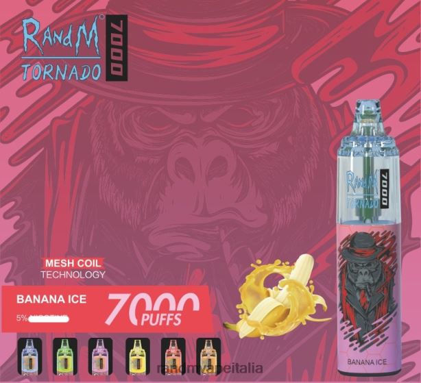 ghiaccio rigoglioso RandM Tornado Dispositivo di vaporizzazione per il controllo del flusso d\'aria 7000 1pz X0ZJZ165 - RandM tornado prezzo