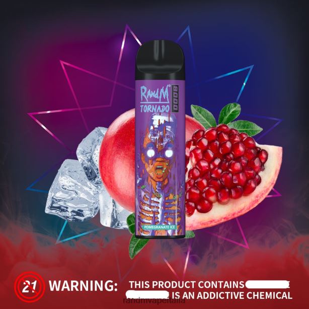 limonata alla fragola RandM Tornado Dispositivo di controllo del flusso d\'aria 8000 1pz X0ZJZ239 - RandM tornado shop