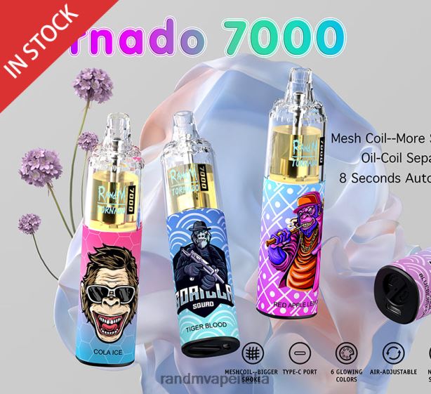 limonata rosa RandM Tornado Dispositivo di vaporizzazione per il controllo del flusso d\'aria 7000 1pz X0ZJZ174 - RandM vape Italia
