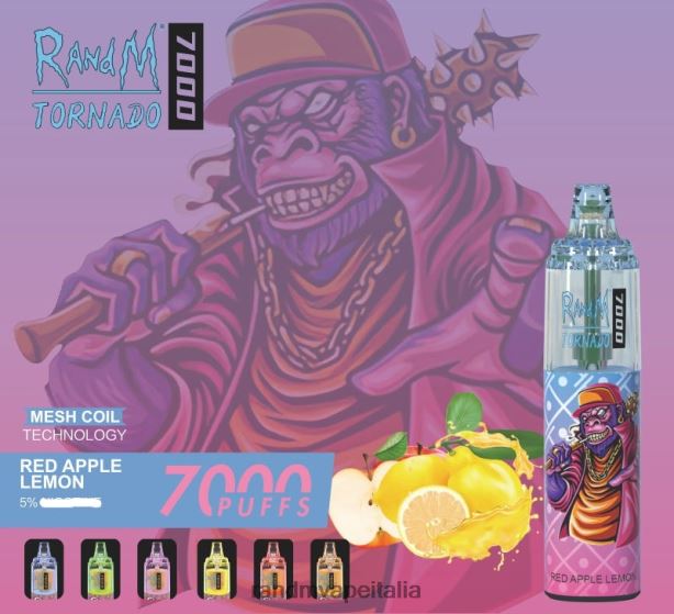 limonata rosa RandM Tornado Dispositivo di vaporizzazione per il controllo del flusso d\'aria 7000 1pz X0ZJZ174 - RandM vape Italia