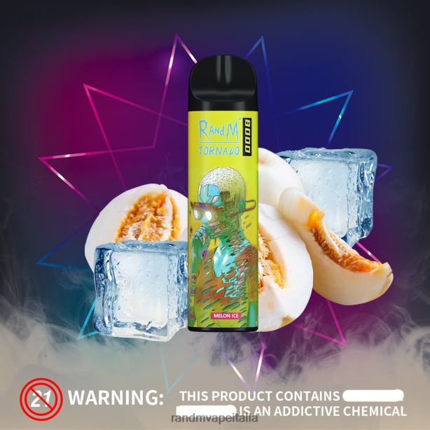 mango alla pesca RandM Tornado Dispositivo di controllo del flusso d\'aria 8000 1pz X0ZJZ251 - Fumot RandM vape