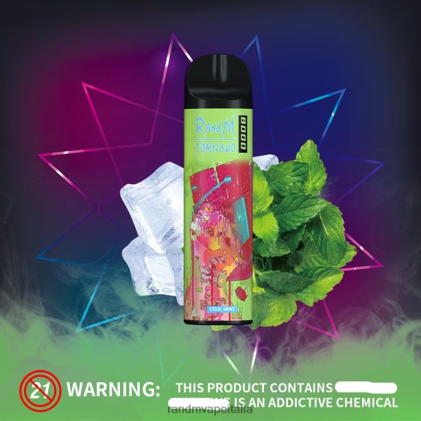 mango alla pesca RandM Tornado Dispositivo di controllo del flusso d\'aria 8000 1pz X0ZJZ251 - Fumot RandM vape