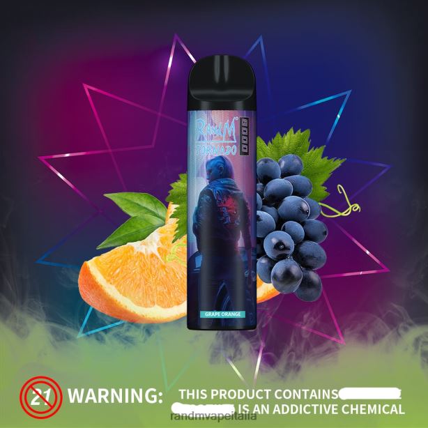 mango alla pesca RandM Tornado Dispositivo di controllo del flusso d\'aria 8000 1pz X0ZJZ251 - Fumot RandM vape