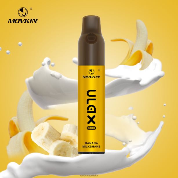frullato di banane RandM Movkin Ulax Dispositivo Vape Pod monouso ricaricabile 6800 (bobina in ceramica). X0ZJZ65 - RandM tornado prezzo