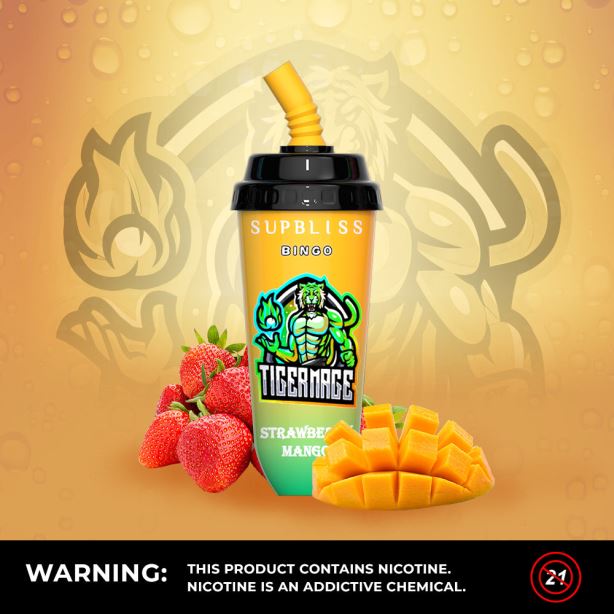 mango alla fragola RandM Supbliss Bingo Dispositivo pod Vape 8000 1pz X0ZJZ259 - RandM tornado shop