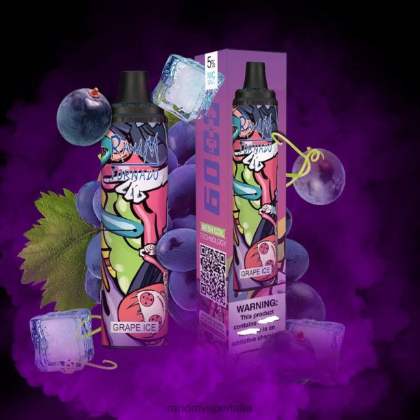 fusione di frutta RandM Tornado Dispositivo pod vape con controllo del flusso d\'aria 6000 1pz X0ZJZ286 - RandM vape roma