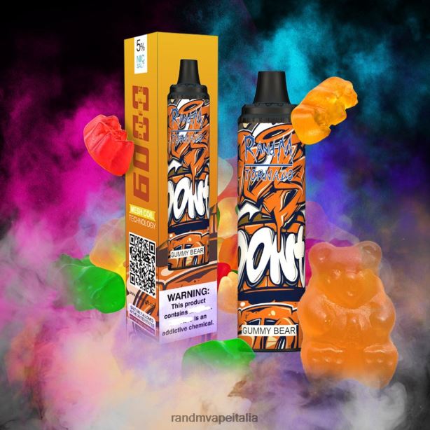 fusione di frutta RandM Tornado Dispositivo pod vape con controllo del flusso d\'aria 6000 1pz X0ZJZ286 - RandM vape roma