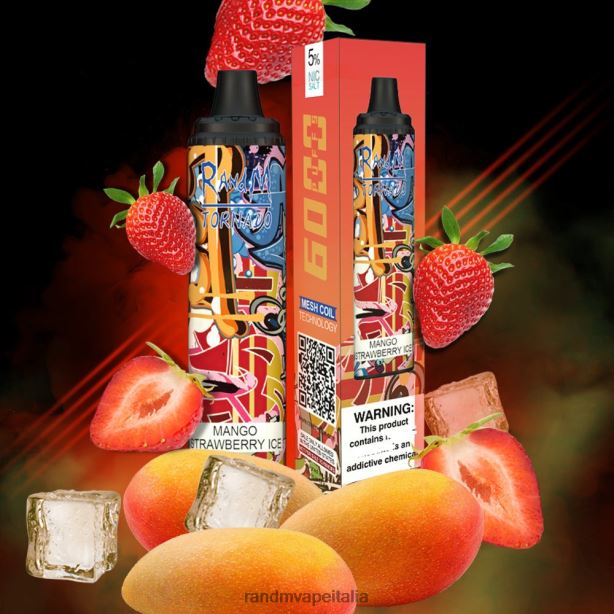 fusione di frutta RandM Tornado Dispositivo pod vape con controllo del flusso d\'aria 6000 1pz X0ZJZ286 - RandM vape roma