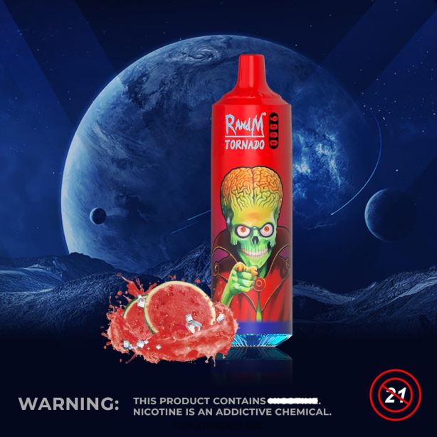 Ghiaccio brazz all'anguria RandM Tornado Dispositivo pod vape 9000 1pz versione 2 X0ZJZ147 - RandM vape Milano