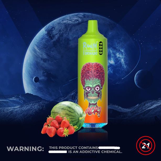 anguria alla fragola RandM Tornado Dispositivo pod vape 9000 1pz versione 1 X0ZJZ128 - RandM tornado gusti
