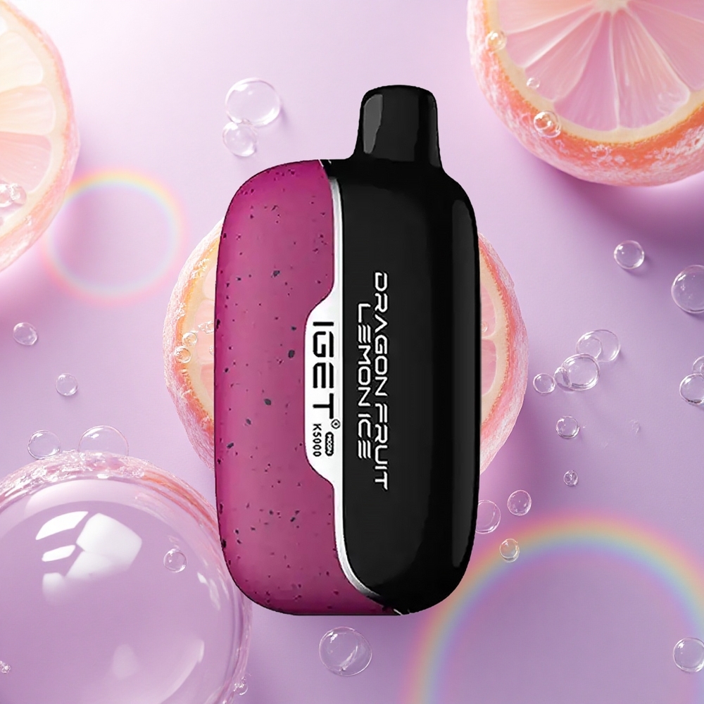IGET Moon K5000 Puffs Frutto del Drago Limone Ghiaccio 81.5g 5000 Puff PC Mesh 1.35 Ohm