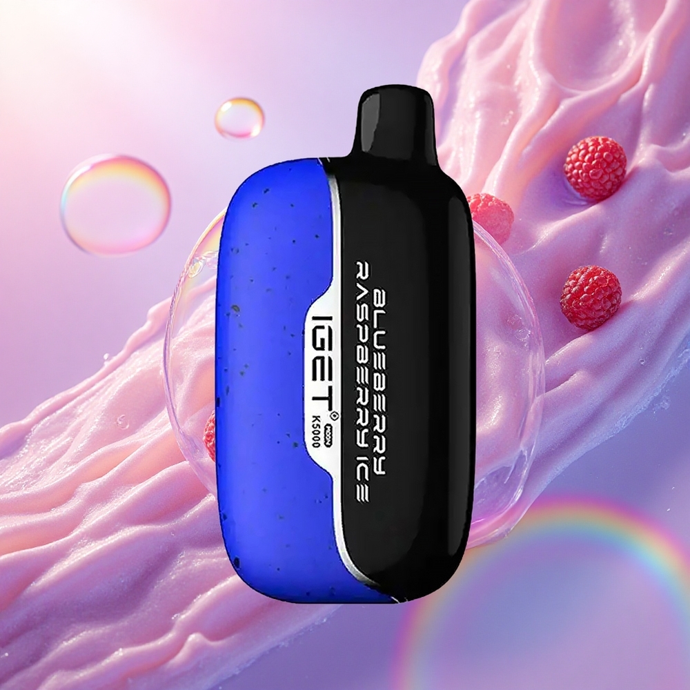 IGET Moon K5000 Puffs Gelato Mirtillo Lampone Ghiaccio 81.5g 1.35 Ohm